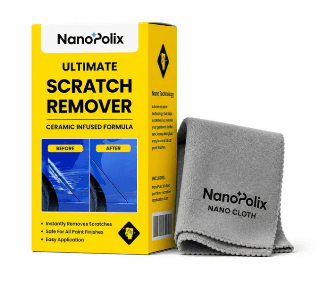 NanoPolix – scratch removal before and after